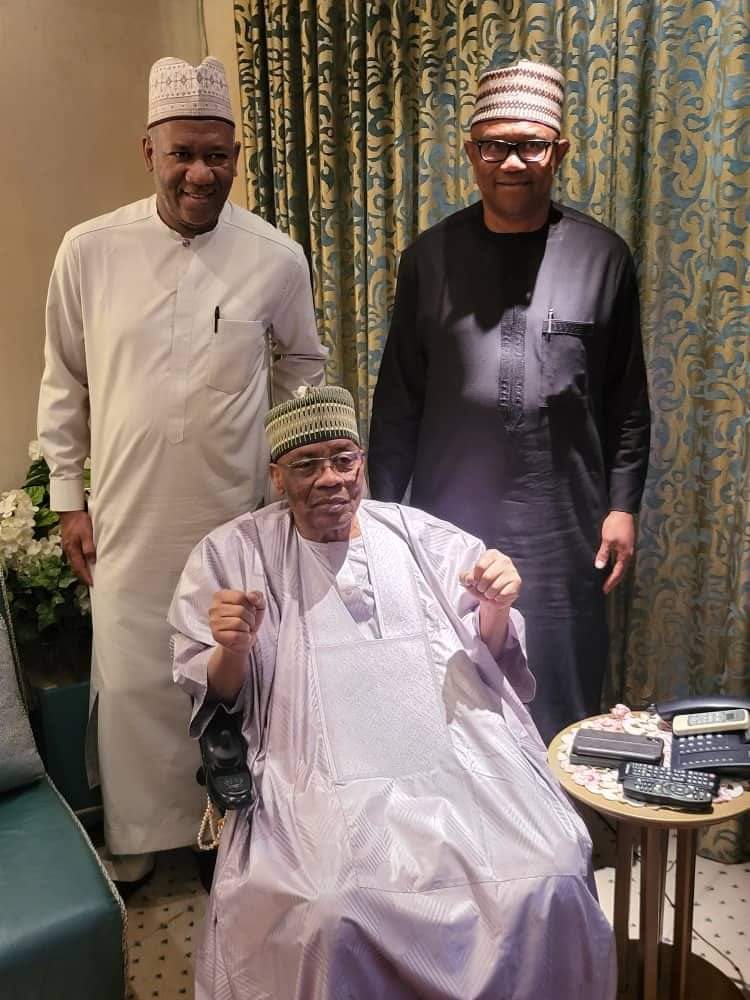 2023: Obi, Baba-Ahmed Visits Babaginda