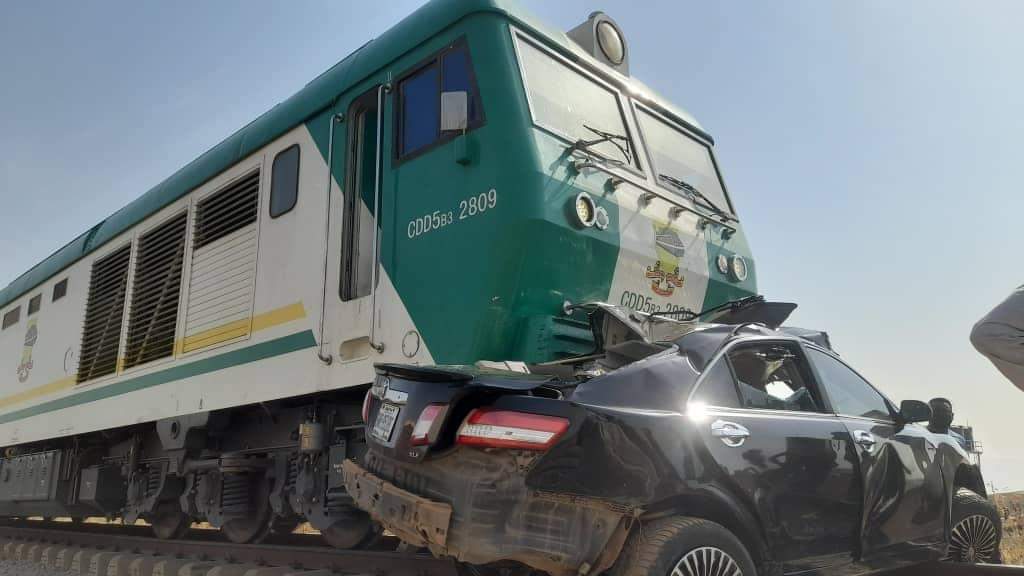 SAD:Train Crushes Driver, Car In Abuja