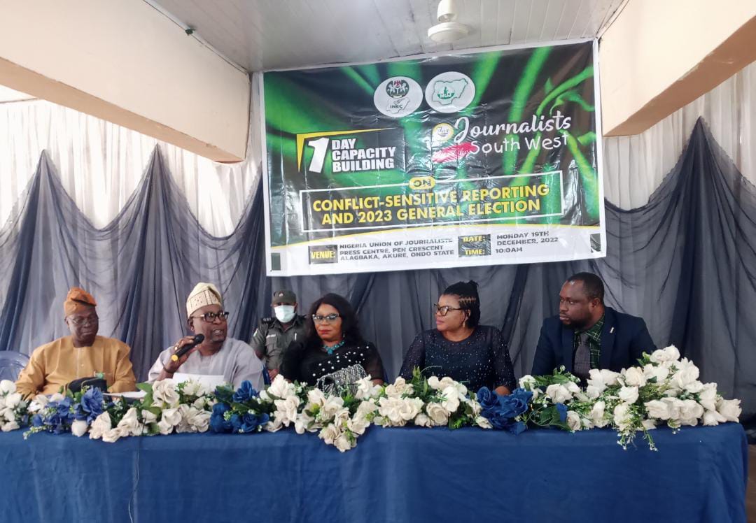 2023:INEC,NUJ Train Southwest Journalists Ahead Of 2023 Elections