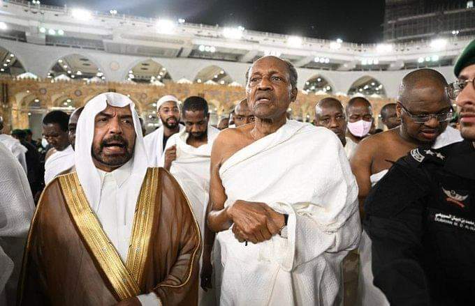 President Buhari At Lesser Hajj In Saudi Arabia