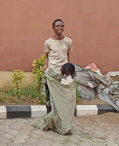 Scavenger’ arrested for kidnapping 8yr-old Girl with sack in Ondo