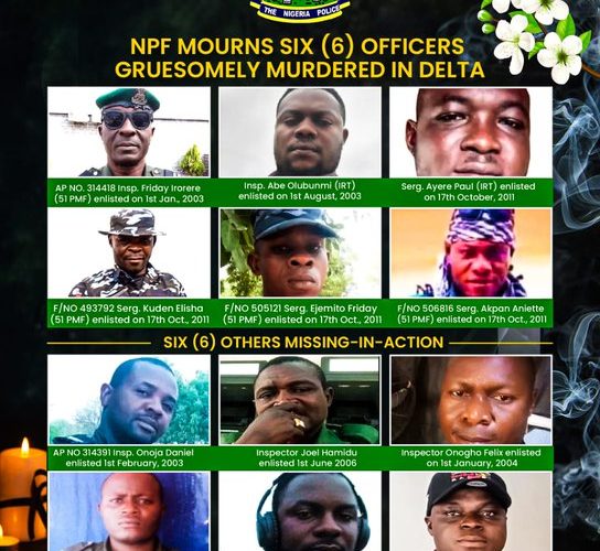 BREAKING NEWS: Six Policemen Killed In Delta Ambush, Others Missing