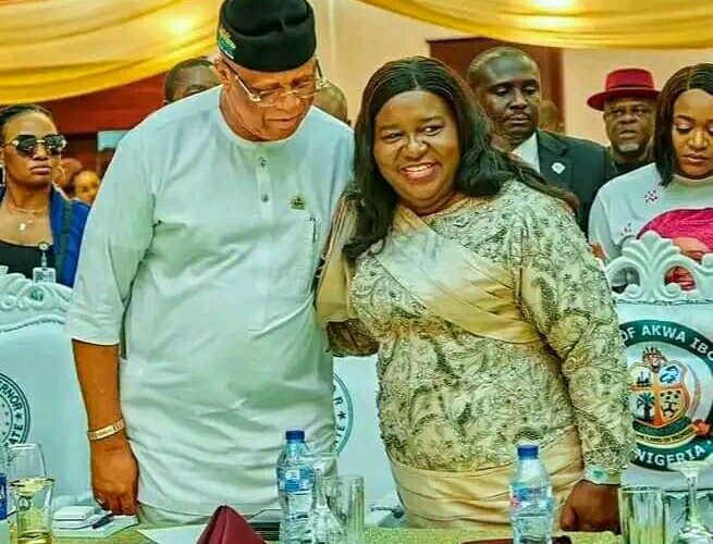 JUST IN: Akwa Ibom State Governor, Umo Eno Loses Wife