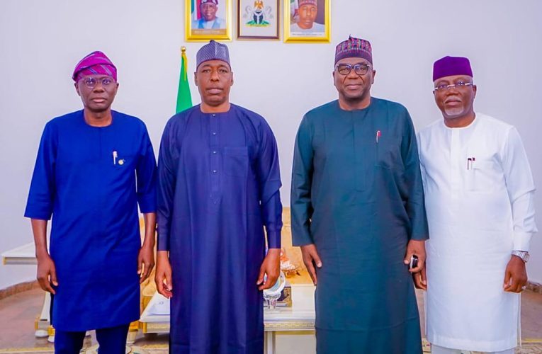 FLOOD: Aiyedatiwa,Others Governor’s Visit Borno, Condole With Prof. Zulum