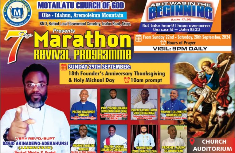 Motailatu Church Of God Marks 18 Years With Grand Anniversary Celebration