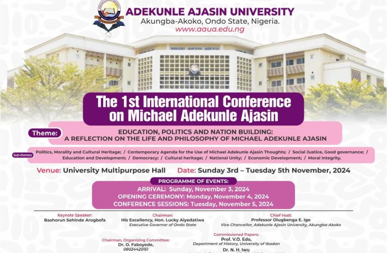 AAUA To Host Debut Michael Adekunle Ajasin International Conference