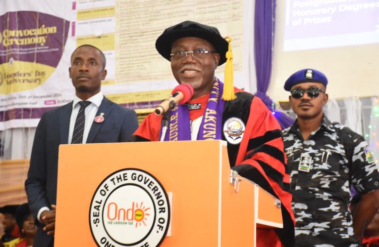 AAUA CONVOCATION: Gov. Aiyedatiwa Lauds Varsity’s Global Achievements, Pledges Continued Supports 