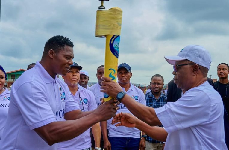 Niger Delta Sports Festival Torch Welcomed In Ondo, Aiyedatiwa Vows To Boost Sports Development