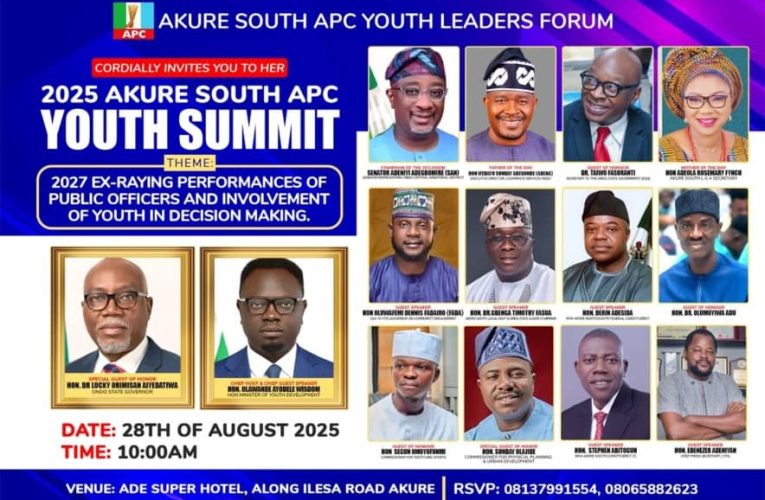 Ògo Àkúré Mandate Group Hails Akure South APC Youth Over Successful Summit