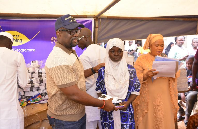 Hon. Biola Oladapo Empowers Students with Scholarships, Materials, Applauds Gov. Aiyedatiwa’s Educational Drive